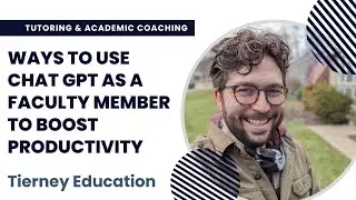 Ways to Use Chat GPT as a Faculty Member to Boost Productivity
