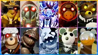 ALL ADVENT CALENDAR SKINS JUMPSCARES IN PIGGY!!