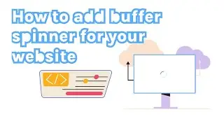 How to add Preloader (spinner) for your website using HTML CSS JS