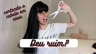 Cutting my bangs at home + New hair routine
