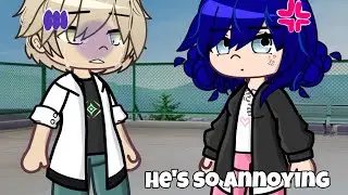 Marinettes crush leaving her body as soon as Adrien likes her back | MLB | Gacha Club | GCMV