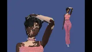 THE SIMS 4 CAS | TS4 | Девушка-собачка