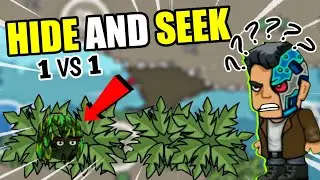 PLAYING HIDE AND SEEK IN MINI MILITIA'S JUNGLE MAP 😝