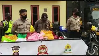 SERIBU TUJUH RATUS PAKET BANSOS HUT BHAYANGKARA DI DISTRIBUSIKAN