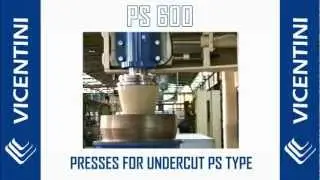 VICENTINI PS600 TYPE PRESS FOR UNDERCUT CERAMIC ARTICLES