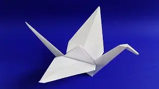 Видеоурок Оригами.  Журавлик.  Учитель Давлетзянова Ю. А.