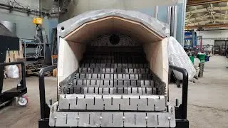 Работа колосникового блока в пеллетных горелках "Пиролиз Мастер"