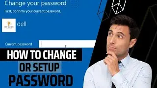 How to create password in windows 10 | dell laptop | setup password |