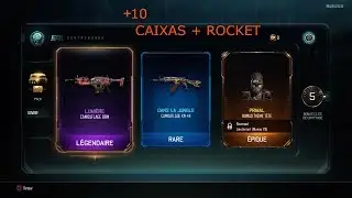 ABERTURA DE CAIXAS DO B03 + PARTIDA MAROTA DE ROCKET