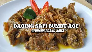 BEEF RECIPE WITH MADURA SPICY, EAST JAVA | JAVANESE RENDANG