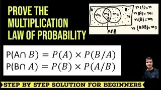 Proof of Multiplication Law of Probability for dependent Events