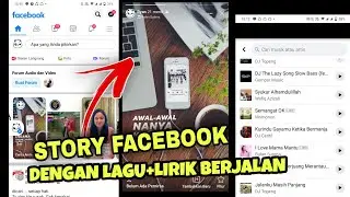 Cara Membuat Story Facebook dengan Lagu dan Lirik Berjalan