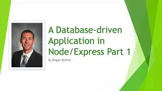 Learn Node and Express #7 - Database Driven Web Application Part 1