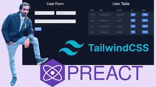 Preact + Tailwindcss + State Management with Signals