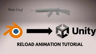 Reload Animation From Blender to Unity | Gun Tutorial for FPS