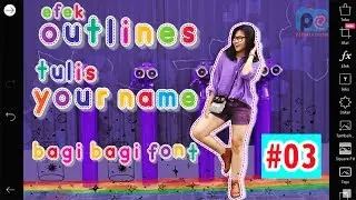 Edit Background Tulisan 3D di android | Bagi-Bagi Font #3 | Tutorial