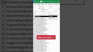Fake names flash fill ⚡️ #excelpro #learnexcel #spreadsheet #exceltips #msexcel #officetips