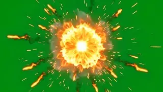 Fire Explosion Green Screen No Copyright | Fire Explosion Green Screen with Sound