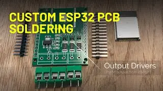 Custom ESP32 PCB Soldering