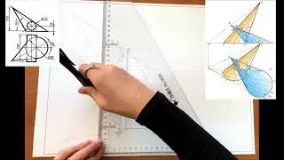 Chizma geometriya. Sirtlarning o’zaro kesishuvi. Og’ma konus va silindir. D.Mamatov