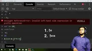 3. Operator Precedence || Comparison Operator || Precedence Table - JavaScript Full Course 2019