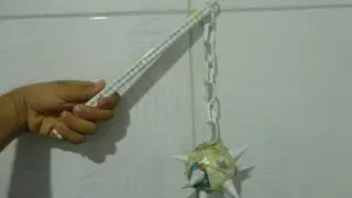 Como fazer uma Mangual Medieval de papel