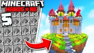 I Built a CREEPER FARM CASTLE In Minecraft Hardcore! (#5)