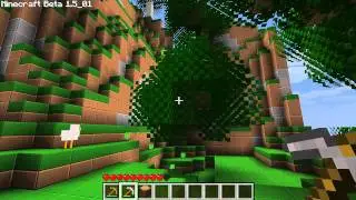 Let's Play Minecraft - Part 1 : Single Player with SuperRaWR - Punch Wood, Get Coal