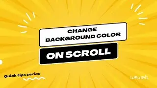 Change the background color of your navbar on scroll