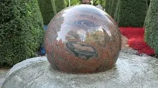 Schwimmende Kugel (floating ball) in Europa Park, Rust, Baden Württemberg, Germany Deutschland