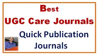 UGC Approved Journals with Fast Publication 