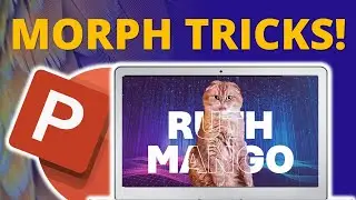 How to Morph a Photo Through Text in Microsoft PowerPoint 🔥[PPT TIPS!]