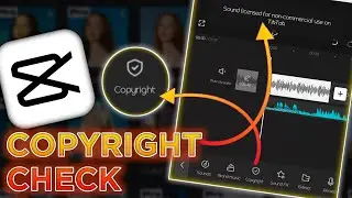 Sound licensed for non commercial use on tiktok Copyright check capcut
