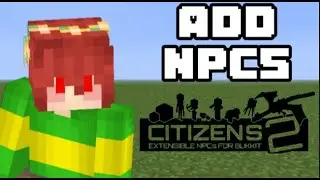 How to add NPCS To your Minecraft Server Using Citizens2 (2024)