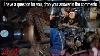 Wood Turning a pair of matching pillow candle holders