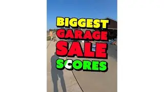 SOME OF MY BIGGEST GARAGE SALE SCORES OF 2023 😱💰🤑