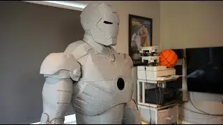 I 3D Printed a Full Sized Iron Man Mk2 Statue!