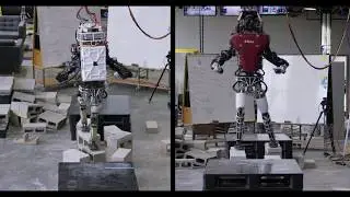 IHMC Atlas and Valkyrie Autonomous Footstep Planning Over Rough Terrain
