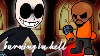 fnf burning in hell but it's eteled and matt - fnf cover