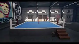 Boxing room (Ongoing video game project) UE5