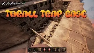 Conan Exiles Thrall Trap base design!! They will Never Know ;)