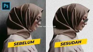 TUTORIAL CROP BACKGROUND FOTO PADA PHOTOSHOP CC 2019 | MENGHILANGKAN BACKGROUND FOTO DI PHOTOSHOP
