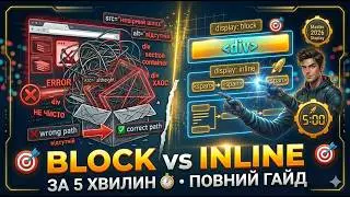 [UKR] - Блокова модель HTML за 5 хвилин: Повний гайд для розробників