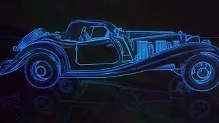 Футаж №126 Ретро автомобиль