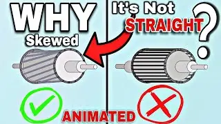 Why Rotor slots are Skewed? | What is Cogging & Crawling in Induction Motor?