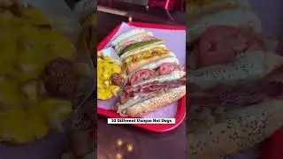 The Best Loaded Hotdogs in the Midwest! 📍Hot Dog Avenue- Sauk City, Wisconsin #midwest #wisconsin