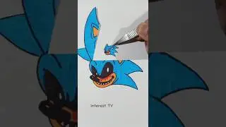 Sonic. EXE Fixed! Paper craft 