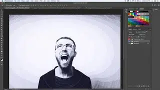 Compass pencil sketch Photoshop Action Tutorial