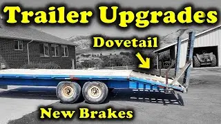 Adding a Dovetail and Brakes to a Trailer