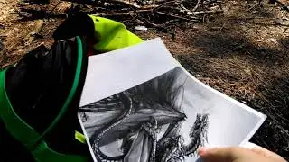 Burning my school backpack